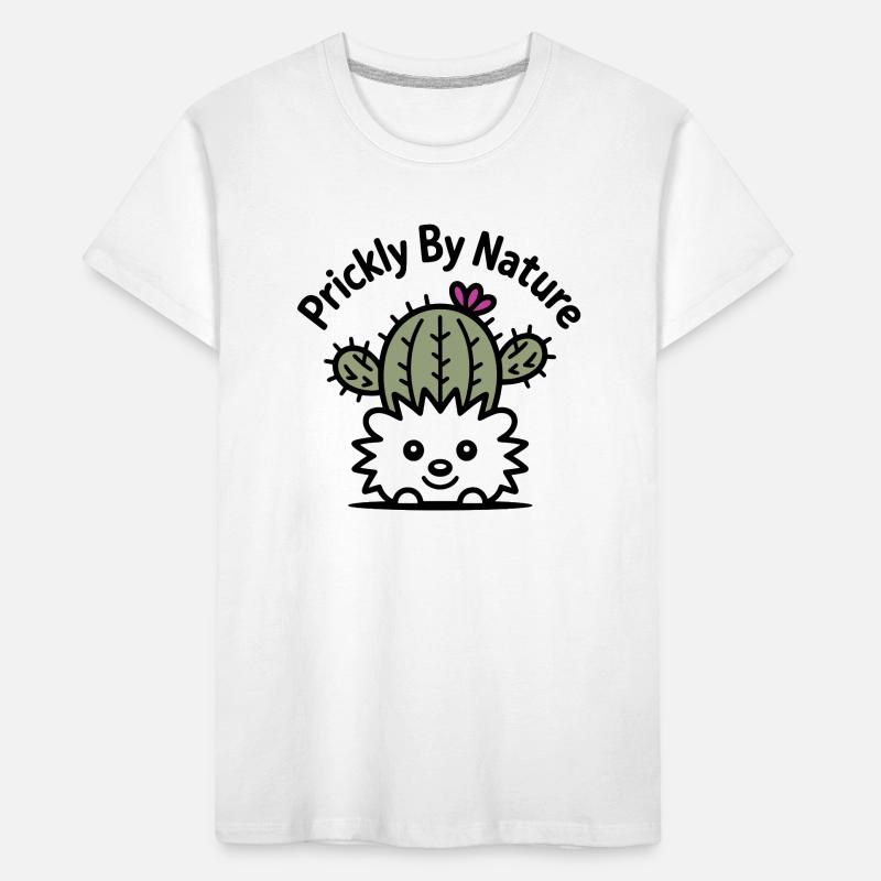 Cactus hérisson avec fleur T-shirt bio Premium Enfant