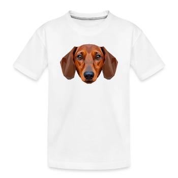 Teckel, teckel, teckel miniature, Club teckel, teckel - T-shirt bio Premium Enfant - blanc - Devant