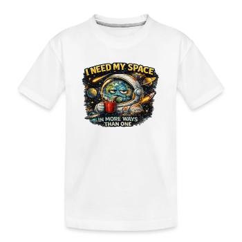 J’ai besoin de mon espace de plus d’un point de vue - Chemise - T-shirt bio Premium Enfant - blanc - Devant