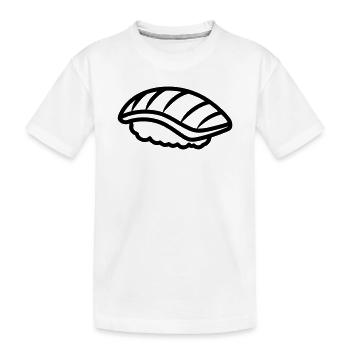 sushi - Kids' Premium Organic T-Shirt - white - Front