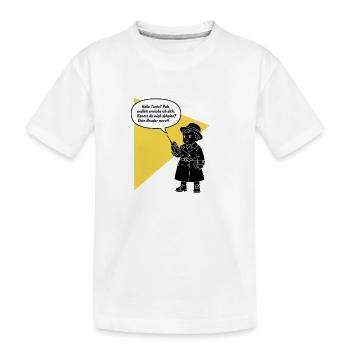 Hallo Tante - Abholen? Dein Bruder nervt lustig - Kinder Premium Bio T-Shirt - Weiß - Vorne