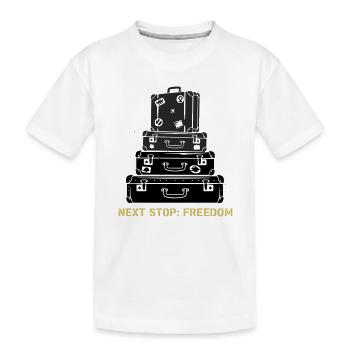 Déclaration de la Liberté de la Pile de Valses - T-shirt bio Premium Enfant - blanc - Devant