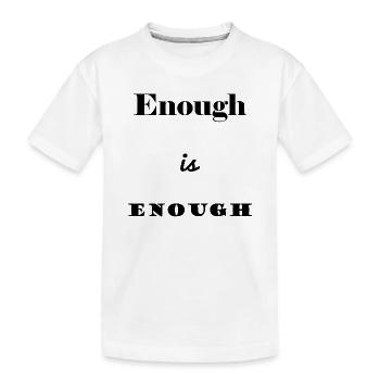 QUOTE. MESSAGE. HUMOR. FUNNY QUOTES - Kids' Premium Organic T-Shirt - white - Front