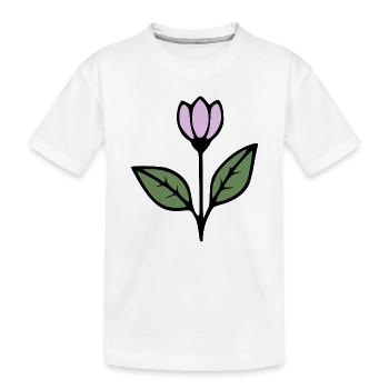 Cadeau pour la fête des mères Cadeau pour maman - T-shirt bio Premium Enfant - blanc - Devant