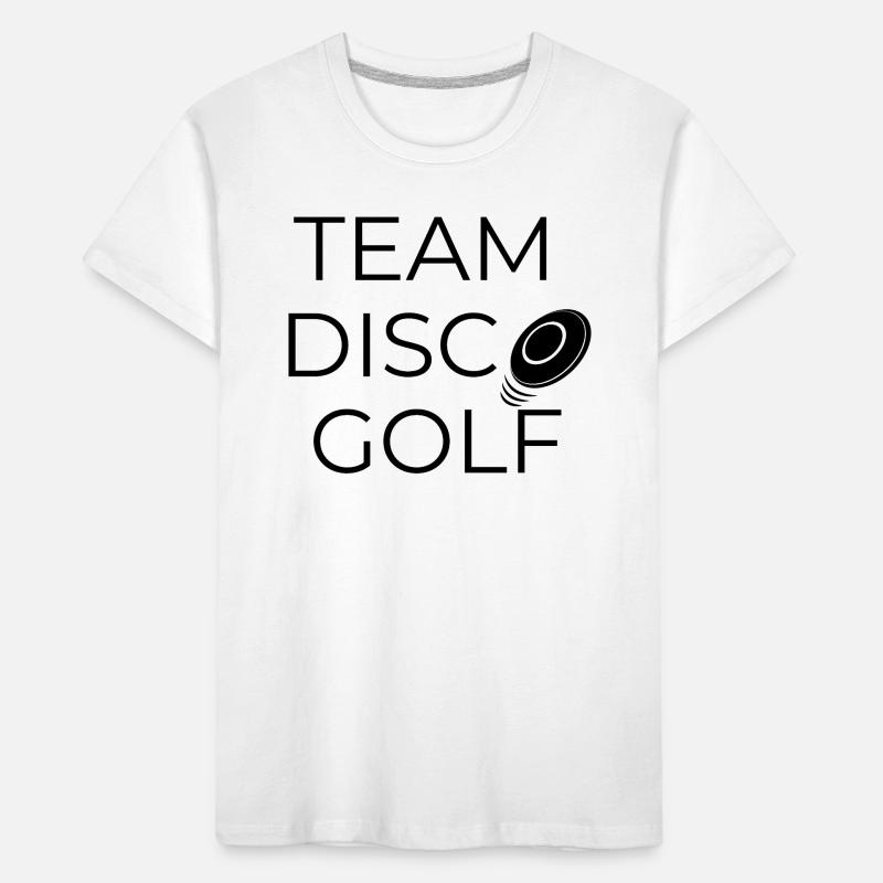 Team Disco Golf - Design mit Scheibe Kinder Premium Bio T-Shirt
