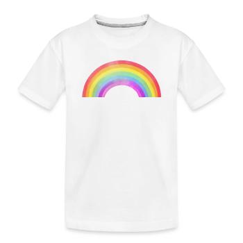Arc arc-en-ciel - T-shirt bio Premium Enfant - blanc - Devant