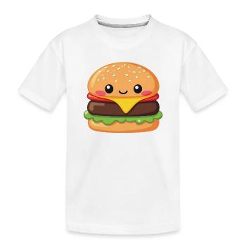 hamburger - T-shirt bio Premium Enfant - blanc - Devant