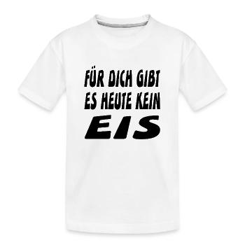 Eis - Kinder Premium Bio T-Shirt - Weiß - Vorne