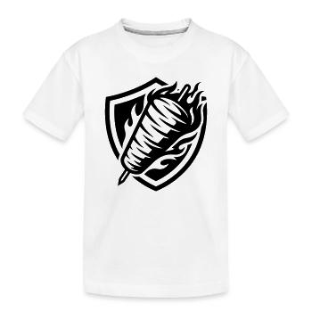 Döner Spieß Kebab - Kinder Premium Bio T-Shirt - Weiß - Vorne