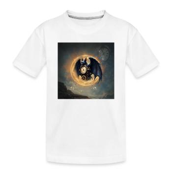 Steampunk Geflügelte Wache - Kinder Premium Bio T-Shirt - Weiß - Vorne