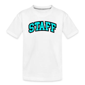 Lettrage du personnel - T-shirt bio Premium Enfant - blanc - Devant
