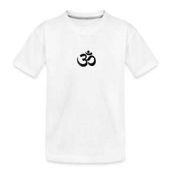 Om Minimalist Silhouette - T-shirt bio Premium Enfant - blanc - Devant