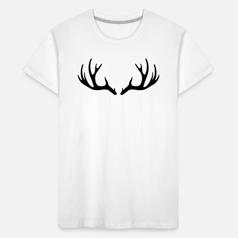 Deer Antlers Kids' Premium Organic T-Shirt