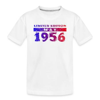 70e anniversaire Édition Limitée 05/1956 - T-shirt bio Premium Enfant - blanc - Devant