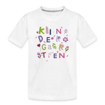 Kindergarten  - Kinder Premium Bio T-Shirt - Weiß - Vorne