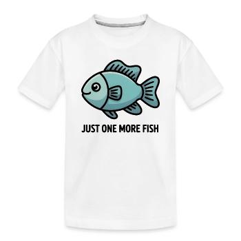 Encore un cadeau pour les amoureux des aquariums de dessins animés de poissons - T-shirt bio Premium Enfant - blanc - Devant