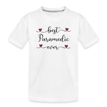 Meilleur ambulancier du monde - T-shirt bio Premium Enfant - blanc - Devant
