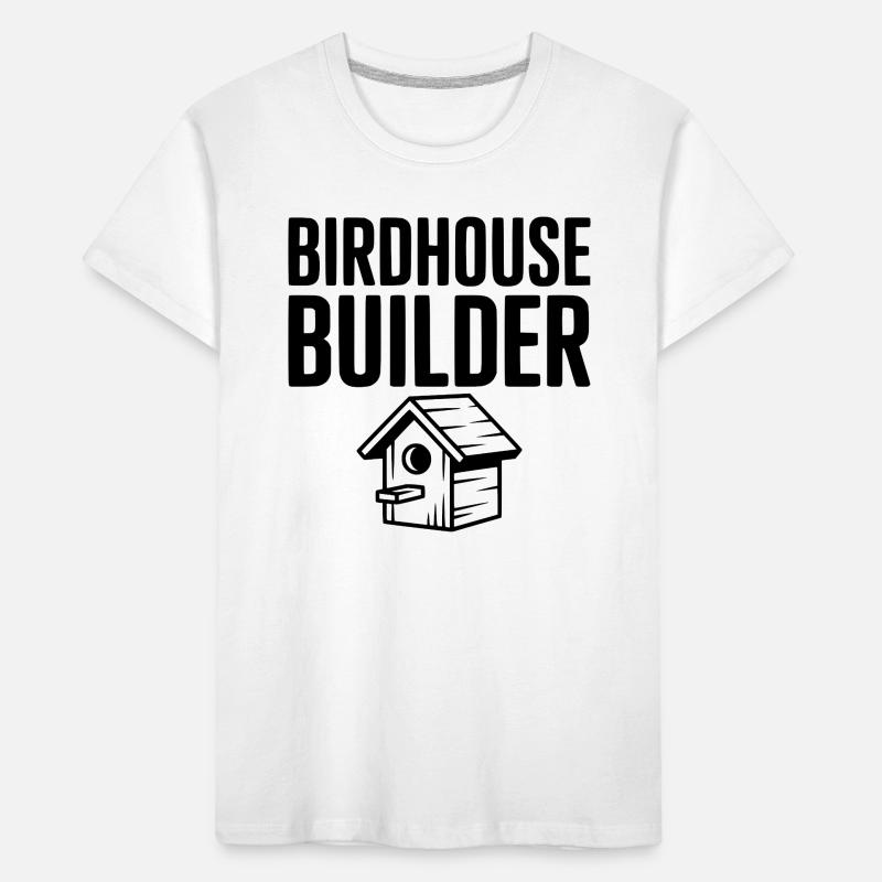 Constructeur de maisons à oiseaux T-shirt bio Premium Enfant