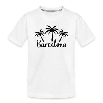 Barcelone - T-shirt bio Premium Enfant - blanc - Devant