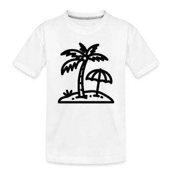 Vacances - T-shirt bio Premium Enfant - blanc - Devant