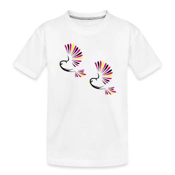 Vogel Bird - T-shirt bio Premium Enfant - blanc - Devant