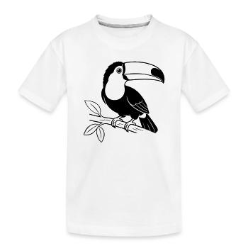 Toukan Bird - T-shirt bio Premium Enfant - blanc - Devant