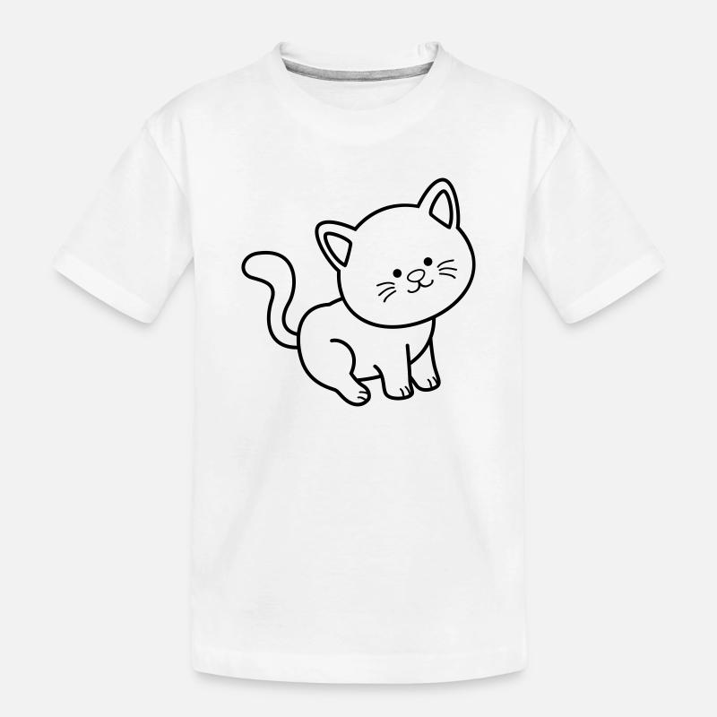 Chat Chat - T-shirt bio Premium Enfant - blanc