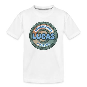 Dire Lucas - T-shirt bio Premium Enfant - blanc - Devant