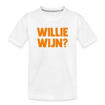 Willie Wijn ? - Pays-Bas Pays-Bas - T-shirt bio Premium Enfant - blanc - Devant