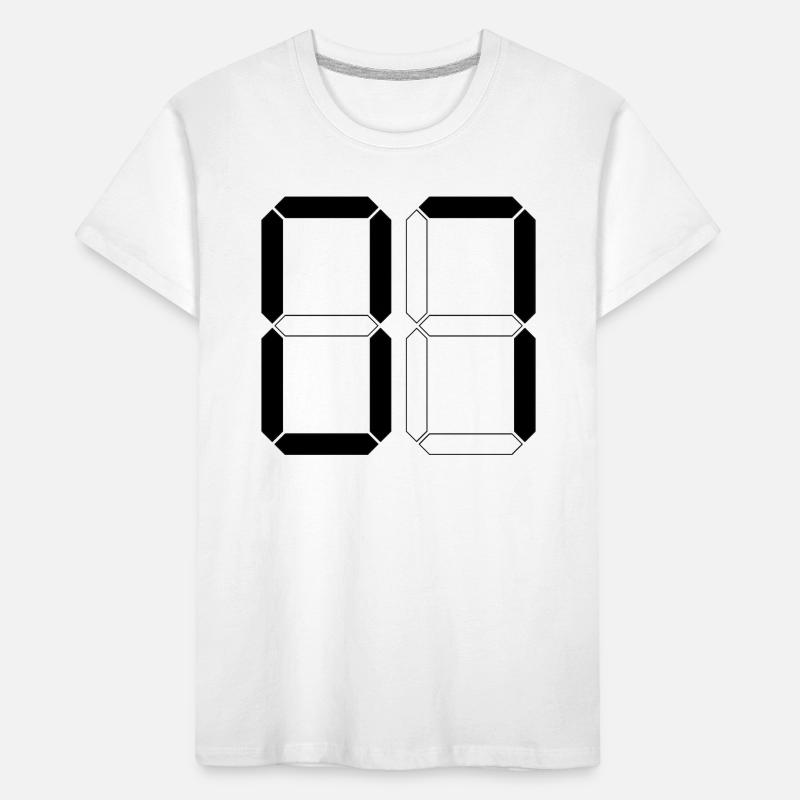 NUMMER 07 Null Sieben Geburtstag Geschenk Digital Kinder Premium Bio T-Shirt