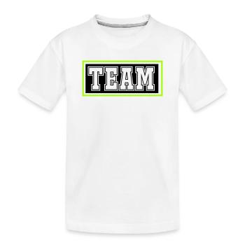 Équipe - T-shirt bio Premium Enfant - blanc - Devant