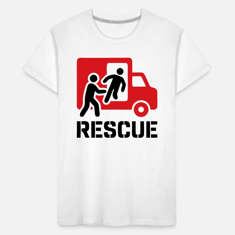 Opérations de secours et de secours T-shirt bio Premium Enfant