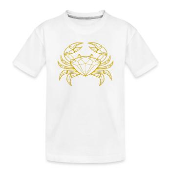Cancer – Protection et force - T-shirt bio Premium Enfant - blanc - Devant