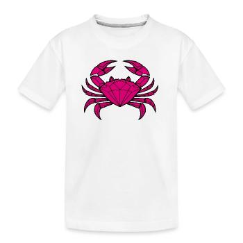 Cancer – Protection et force - T-shirt bio Premium Enfant - blanc - Devant