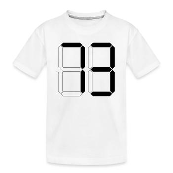 NUMBER 73 Seventy-Three Gift Digital - Kids' Premium Organic T-Shirt - white - Front