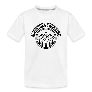 Aventure de randonnée - T-shirt bio Premium Enfant - blanc - Devant