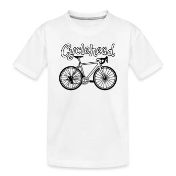 Hipster moto - T-shirt bio Premium Enfant - blanc - Devant
