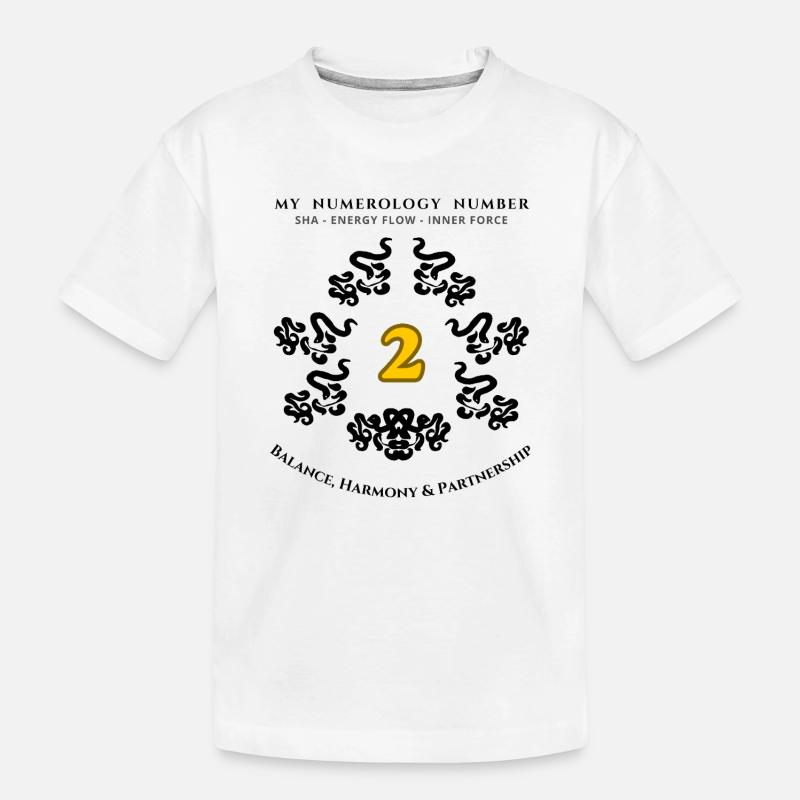 Numer_2 - T-shirt bio Premium Enfant - blanc