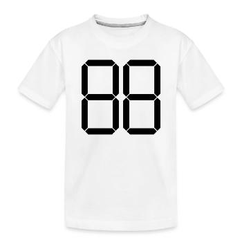 NUMÉRO 88 Quatre-vingt-huit Cadeaux Numériques - T-shirt bio Premium Enfant - blanc - Devant