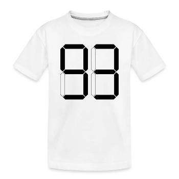 NUMÉRO 93 Quatre-vingt-treize cadeaux numériques - T-shirt bio Premium Enfant - blanc - Devant