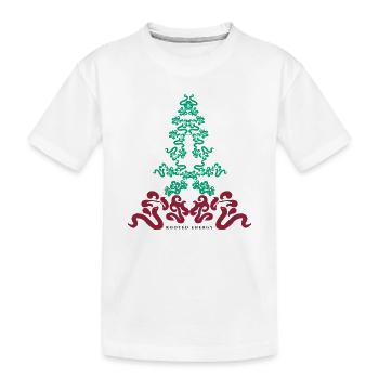 Énergie enracinée - T-shirt bio Premium Enfant - blanc - Devant