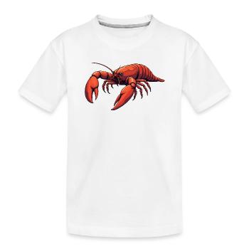 Homard - T-shirt bio Premium Enfant - blanc - Devant