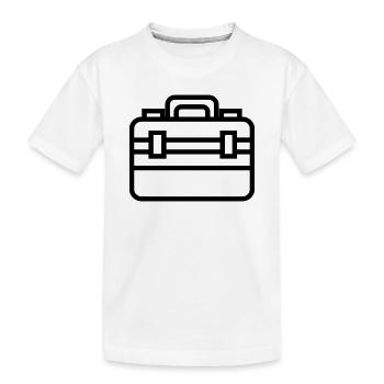 boîte à outils - T-shirt bio Premium Enfant - blanc - Devant