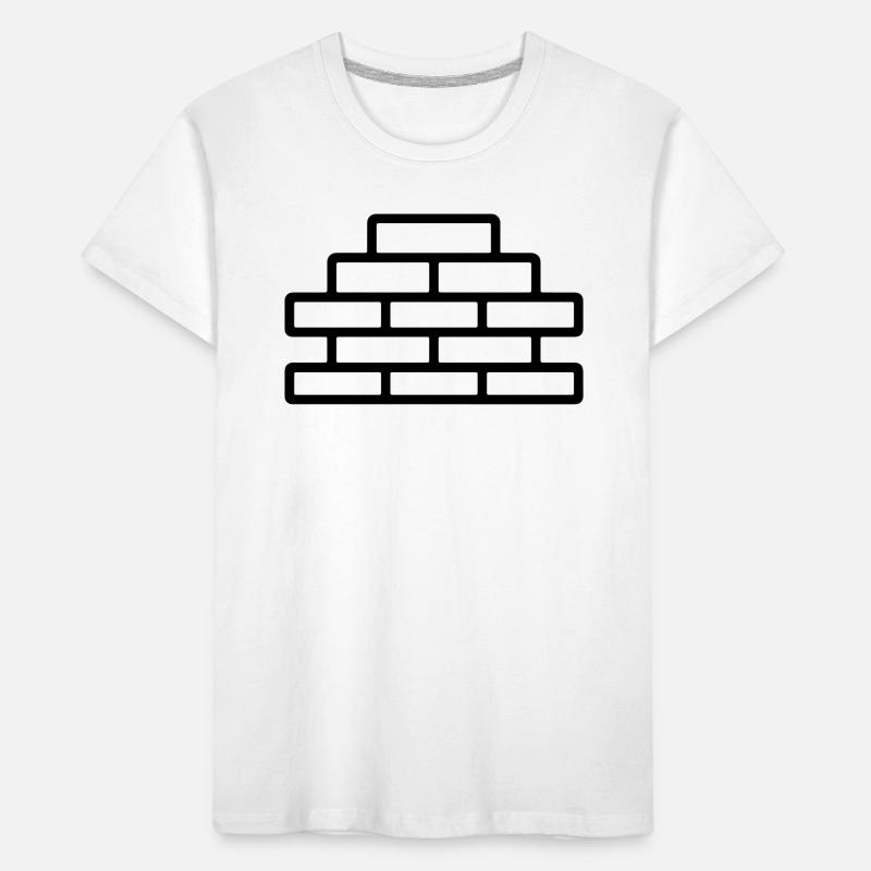 brique T-shirt bio Premium Enfant