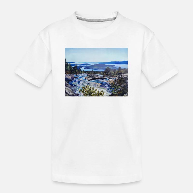 Bremstølen - Kinder Premium Bio T-Shirt - Weiß
