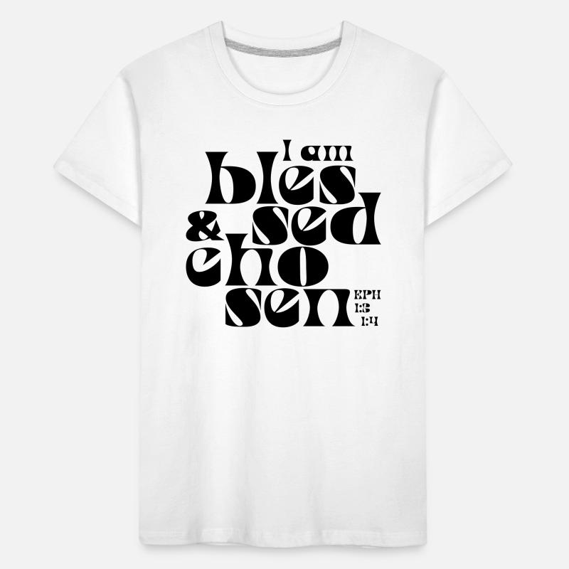 b l e s s e d  & c h o s e n Kinder Premium Bio T-Shirt