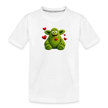 Monstre - T-shirt bio Premium Enfant - blanc - Devant