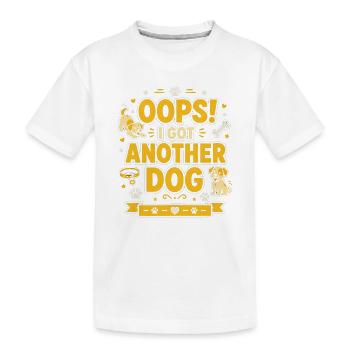 Oups, j’ai pris un autre chien - Chien Propriétaire de chien - T-shirt bio Premium Enfant - blanc - Devant