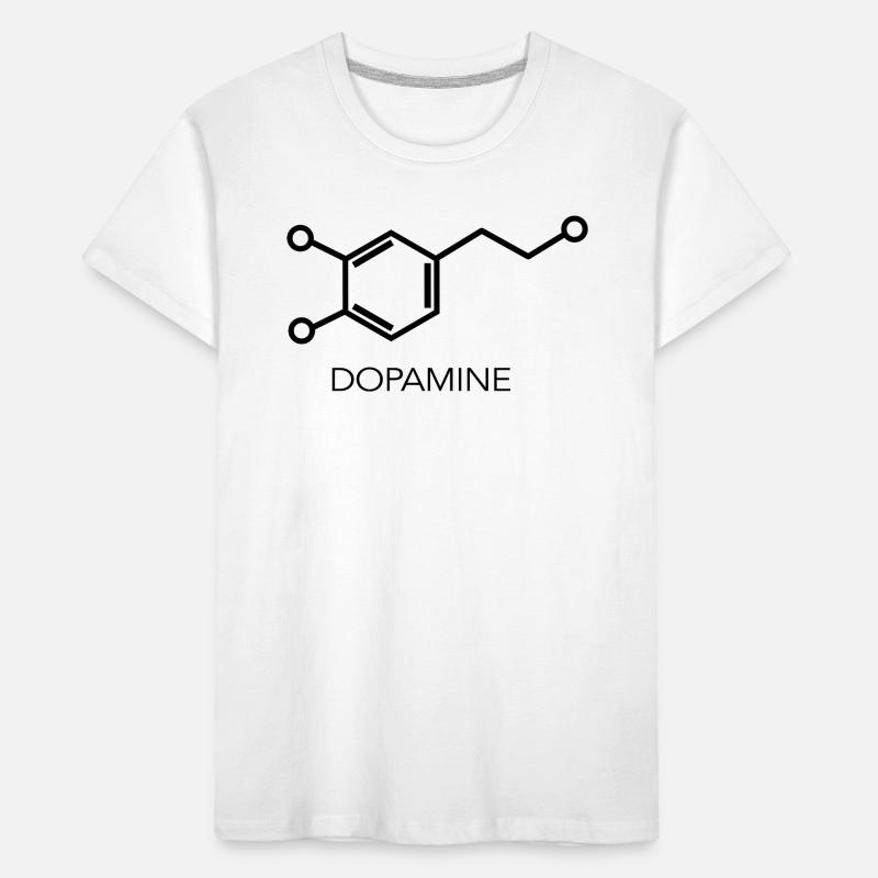 Conception scientifique minimaliste de la molécule de dopamine T-shirt bio Premium Enfant