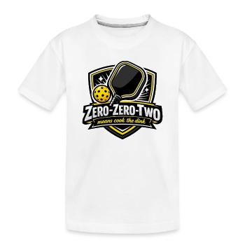 Conception de la victoire Zero-Zero-Zero-Two - T-shirt bio Premium Enfant - blanc - Devant